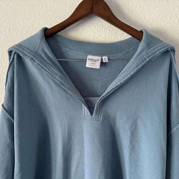 Torrid Super Soft Fleece Oversized Collar Cozycore Loungewear L/12 Hygge - Picture 6 of 14